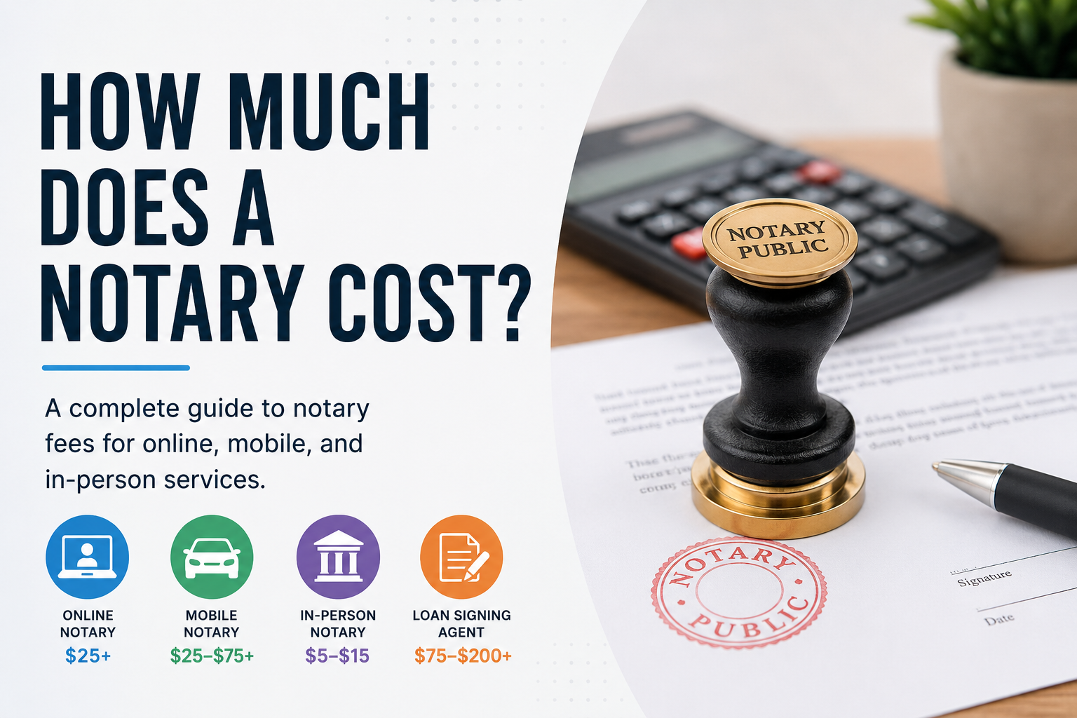 How Much Does a Notary Cost