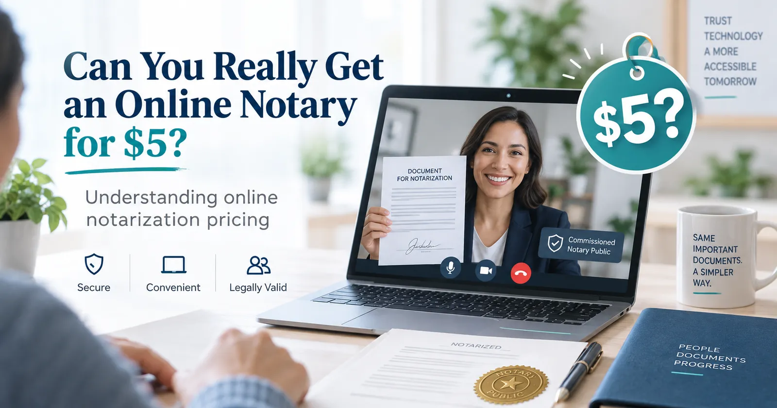 $5 Online Notary: Can You Really Get One for $5?