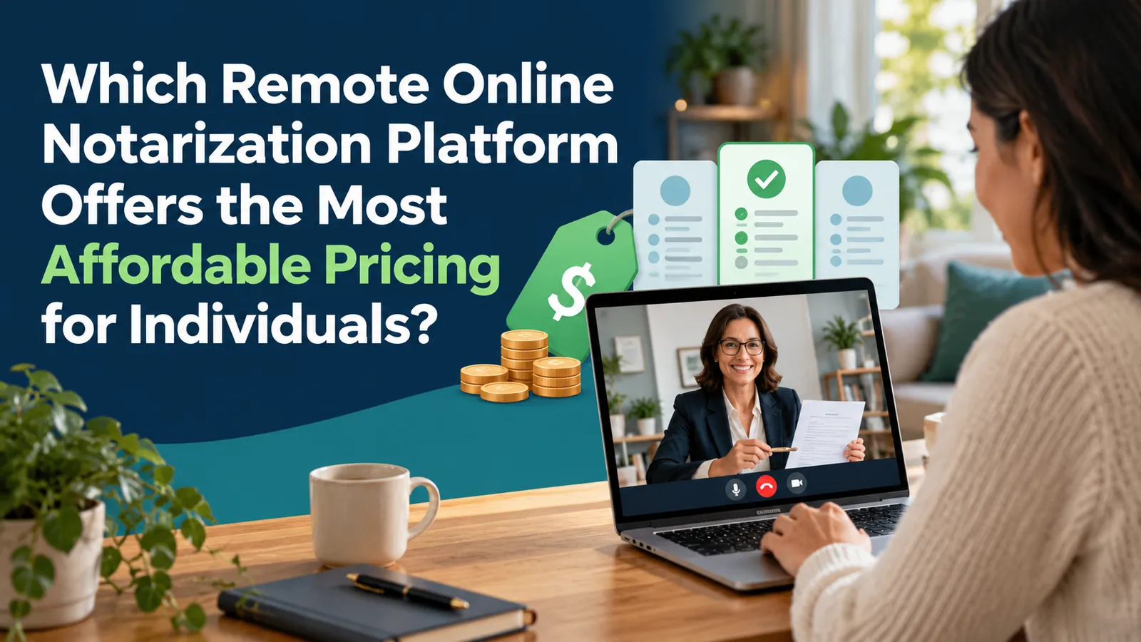 Affordable Remote Online Notarization for Individuals