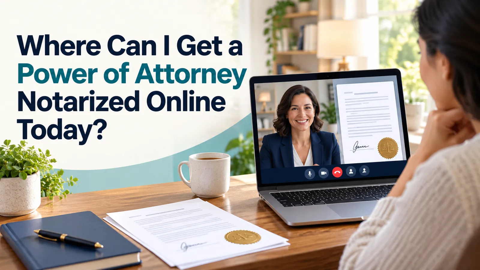 Get a Power of Attorney Notarized Online Today